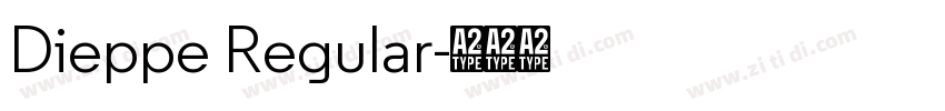 Dieppe Regular字体转换